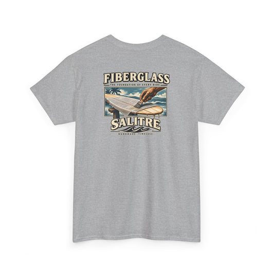 Surfboard Fiberglass Tee — Salitre Vintage Surf Graphic T-Shirt