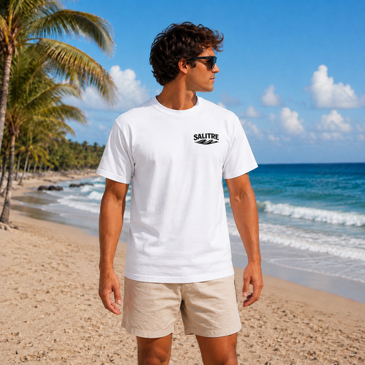 Salitre Surf Logo Tee — Classic Wave Graphic T-Shirt
