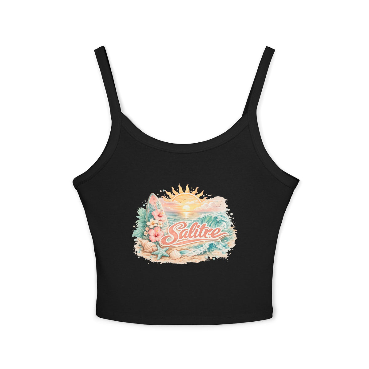 Salitre Sunset Bloom Crop Tank