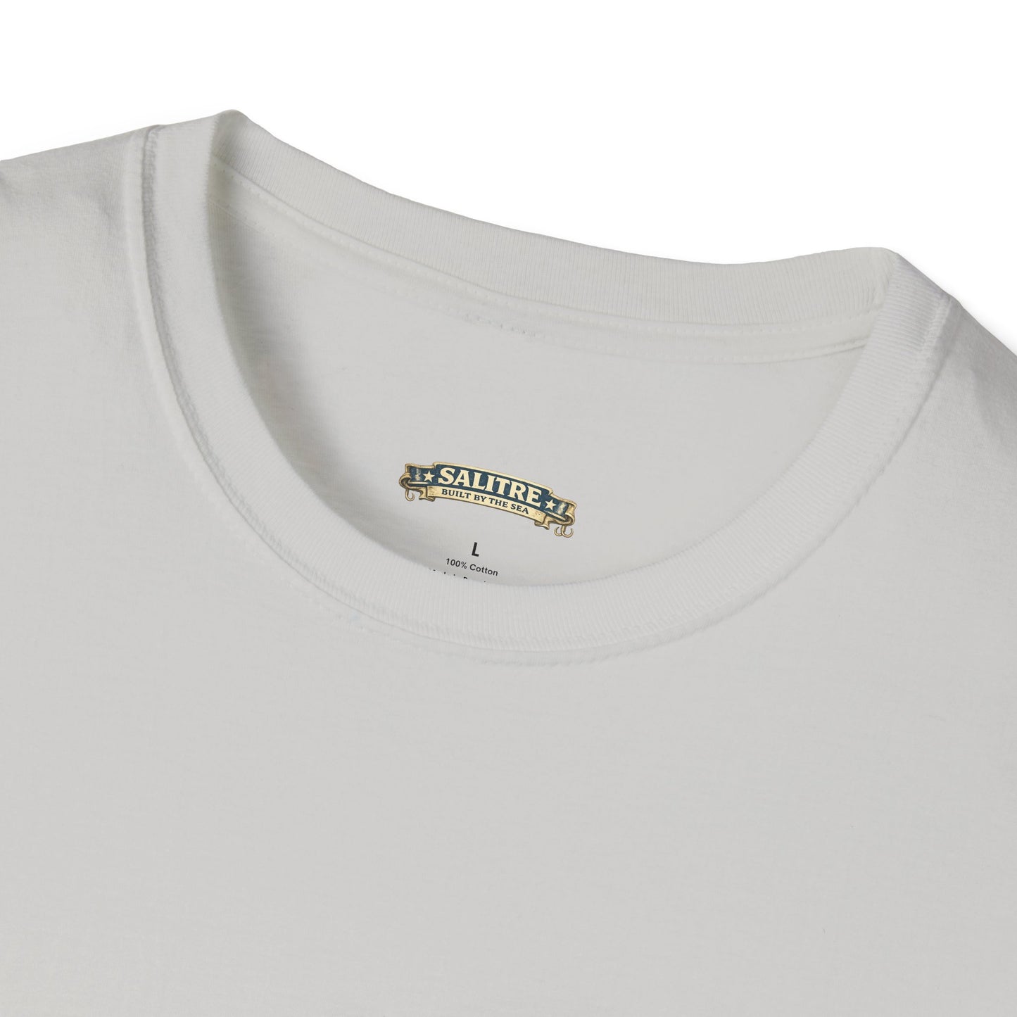 Salitre Dive Stamp Front Logo Tee – Ice Grey