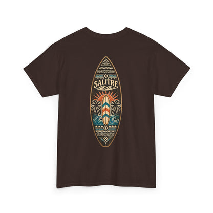 Saltire Surfboard Graphic Tee — Vintage Palm Beach Surf Shirt