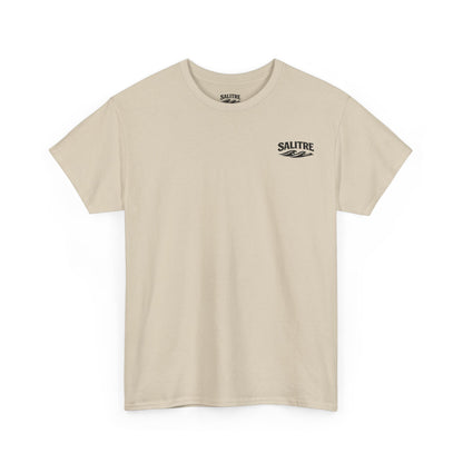 Salitre Sunset Logo Tee — Retro Beach Graphic T-Shirt