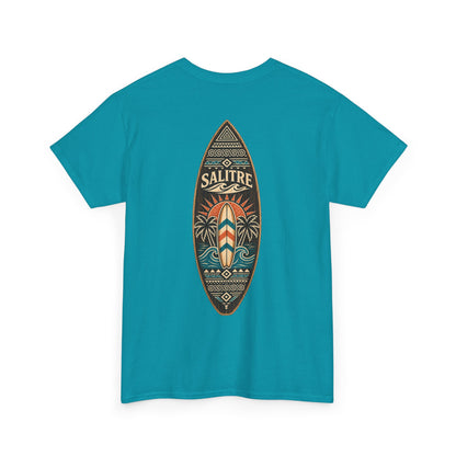 Saltire Surfboard Graphic Tee — Vintage Palm Beach Surf Shirt