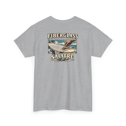 Surfboard Fiberglass Tee — Salitre Vintage Surf Graphic T-Shirt