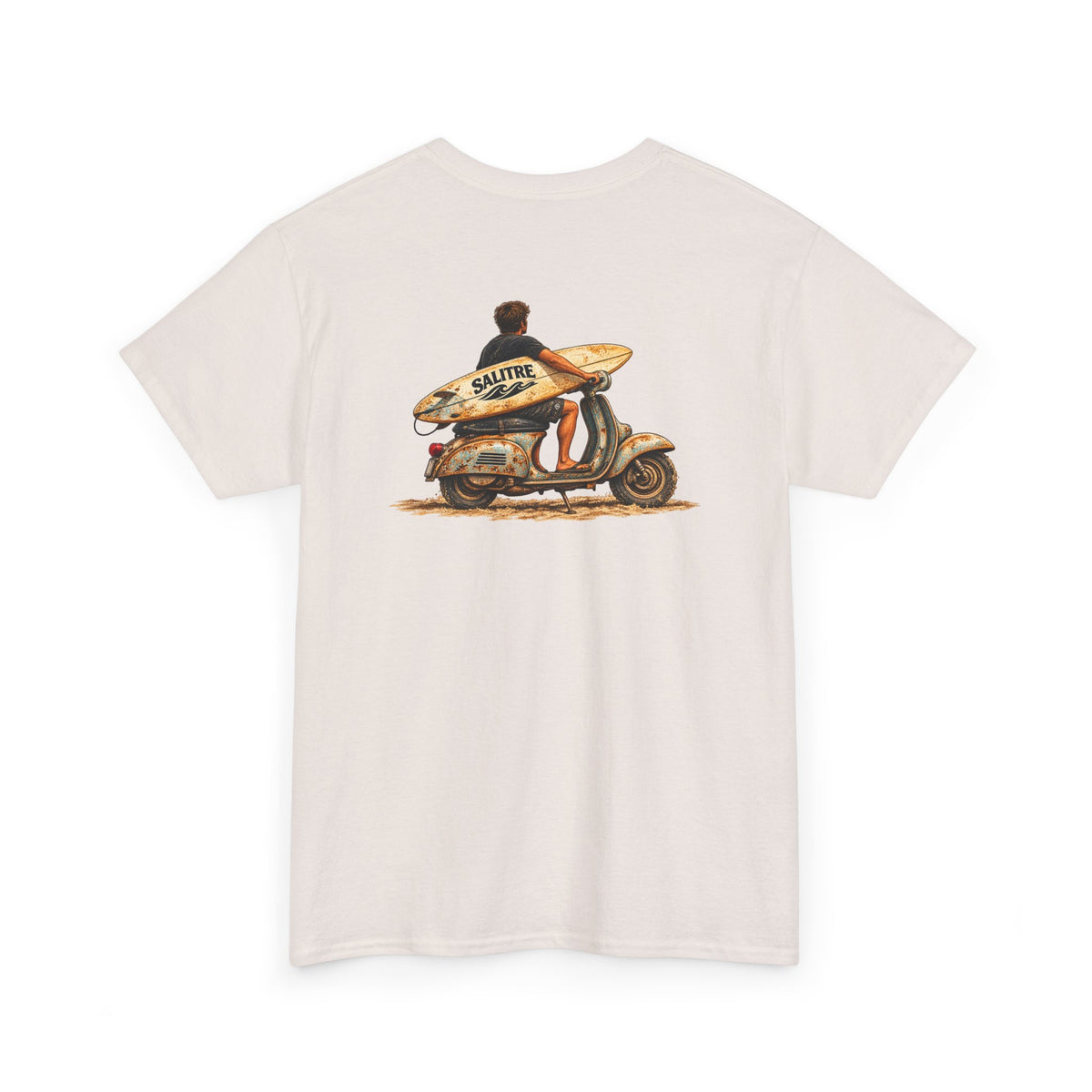 Surf Scooter Tee — Surfer Graphic T-Shirt