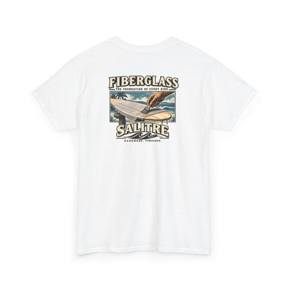 Surfboard Fiberglass Tee — Salitre Vintage Surf Graphic T-Shirt