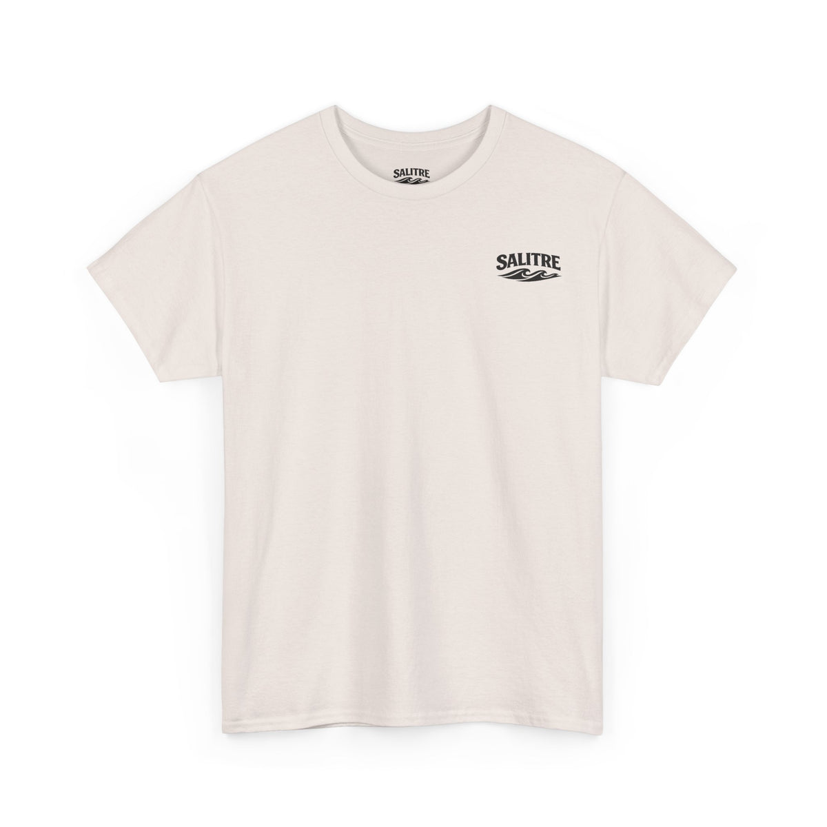 Salitre Sunset Logo Tee — Retro Beach Graphic T-Shirt
