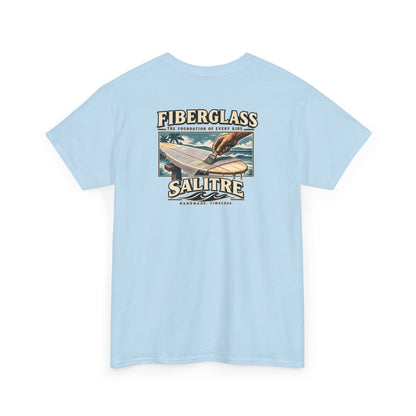 Surfboard Fiberglass Tee — Salitre Vintage Surf Graphic T-Shirt