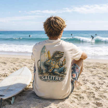Salitre Island Iguana Surf Tee – Sand
