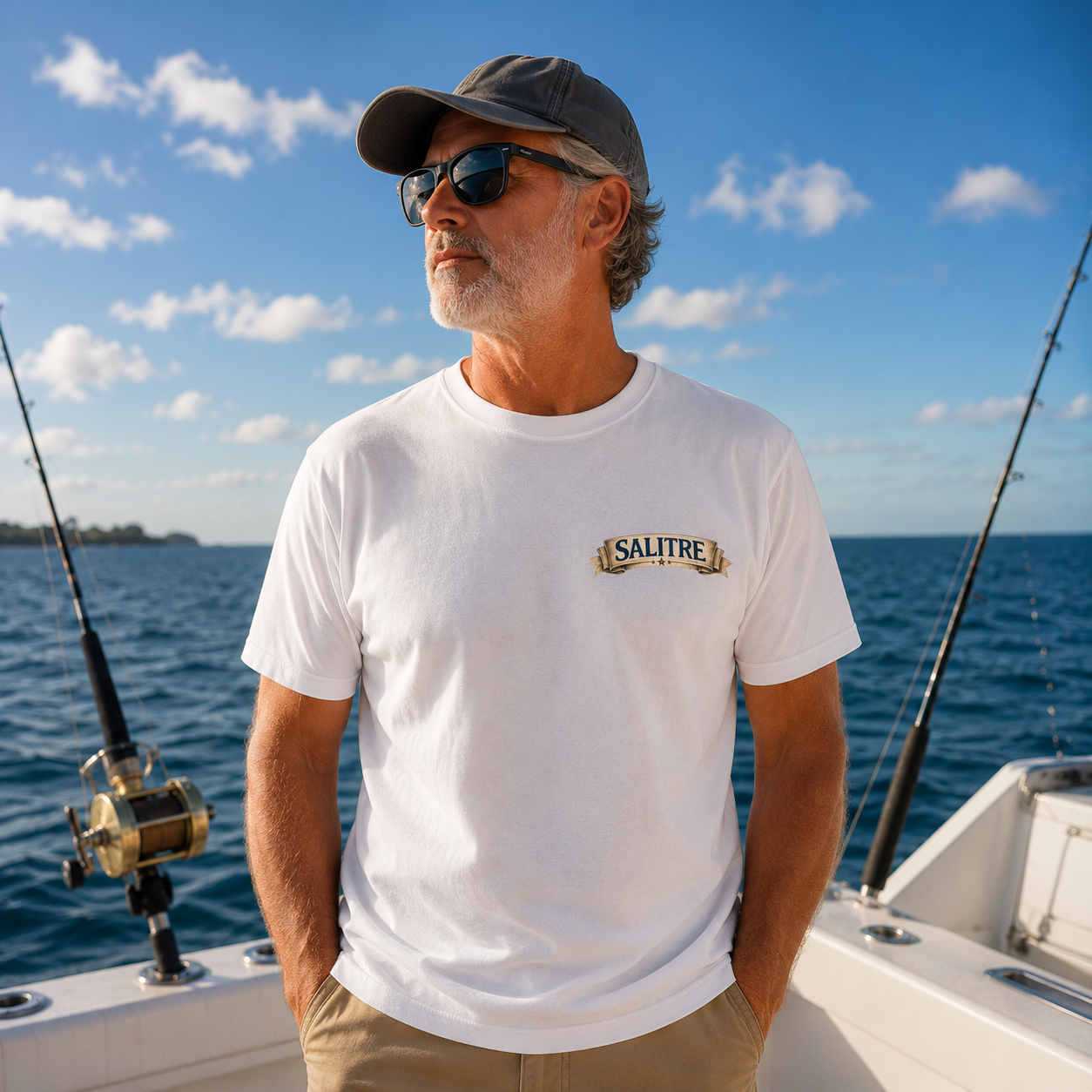 Salitre Marlin Offshore Tee – White