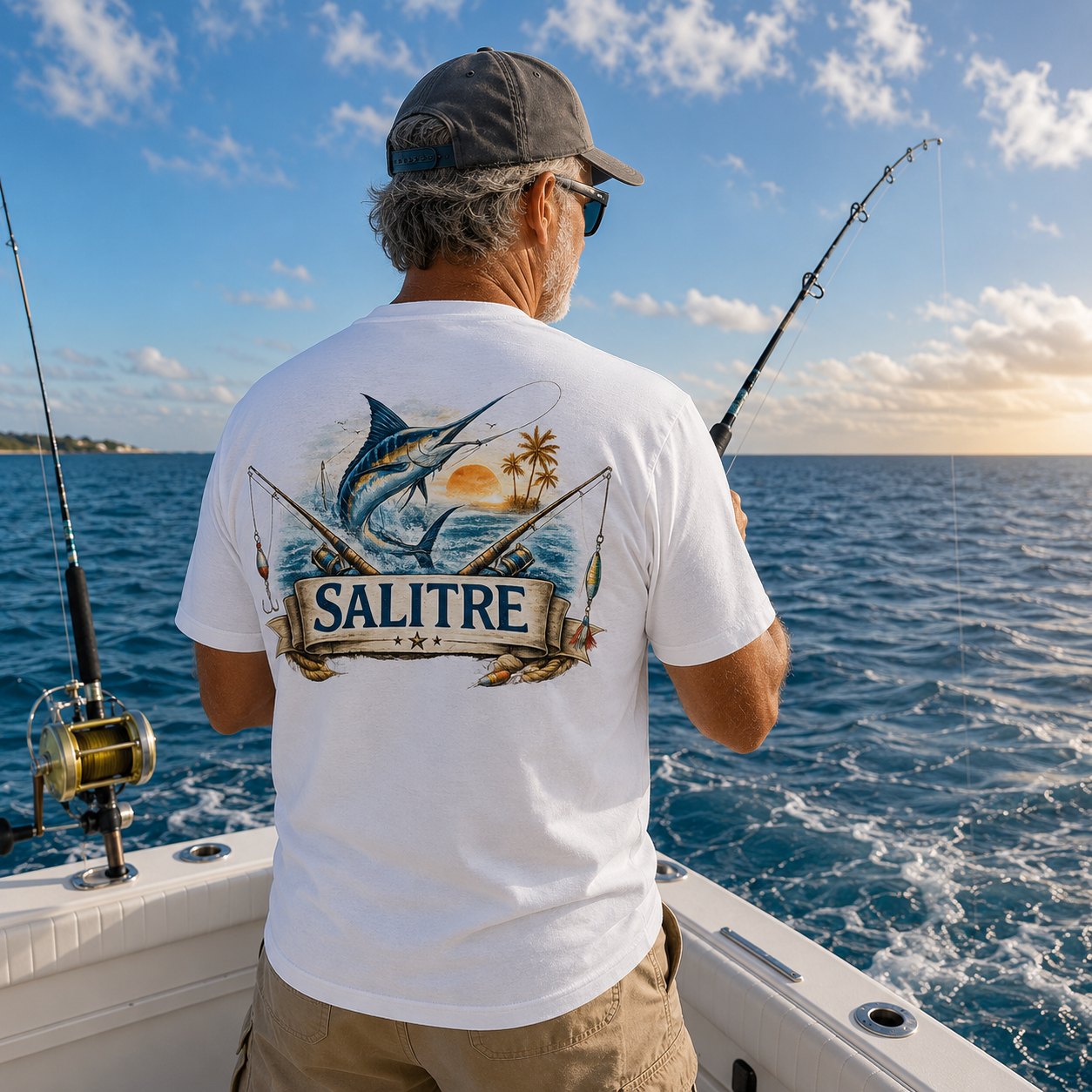 Salitre Marlin Offshore Tee – White