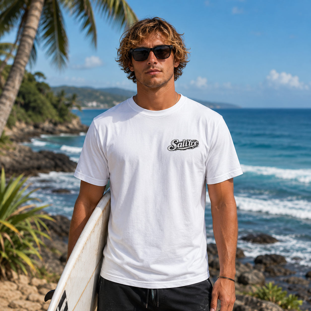 Salitre Kraken Surf Tee – White