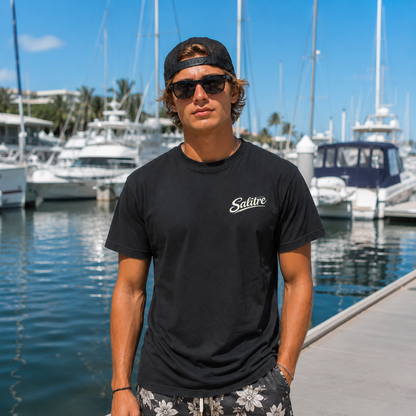 Salitre Compass Club Tee – Black