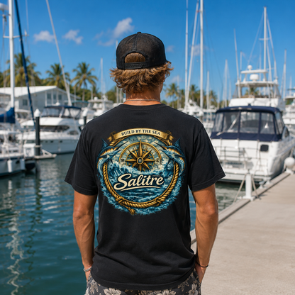 Salitre Compass Club Tee – Black