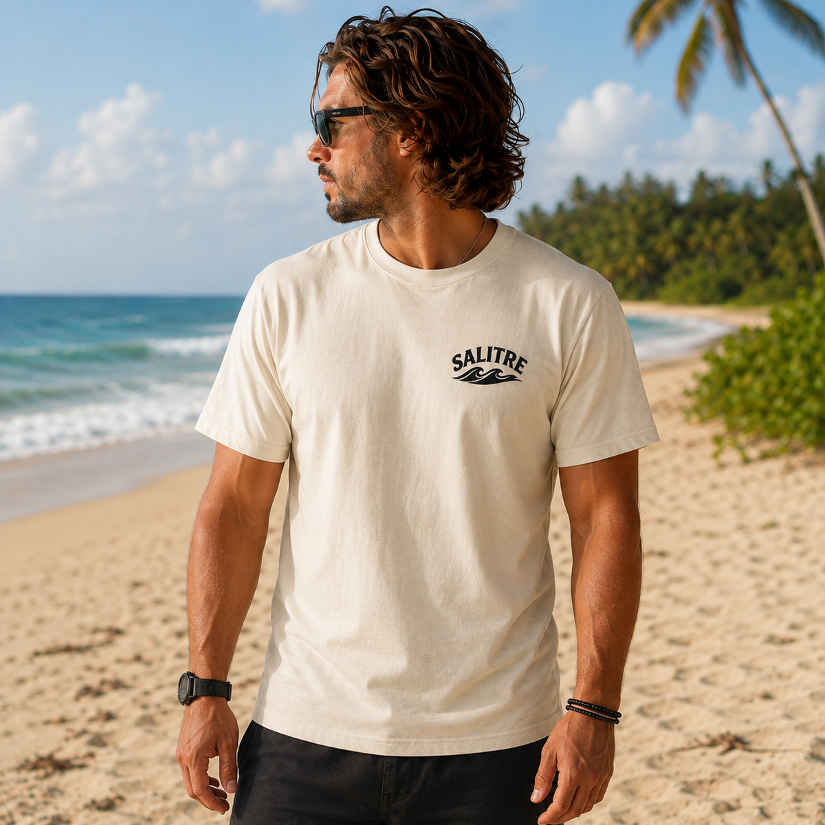 Salitre Graphic Tee — Coastal Triangle Logo T‑Shirt
