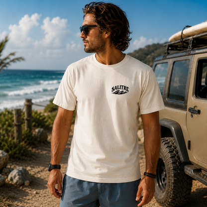 Surfboard Fiberglass Tee — Salitre Vintage Surf Graphic T-Shirt