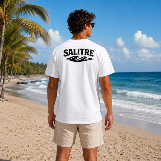 Salitre Surf Logo Tee — Classic Wave Graphic T-Shirt