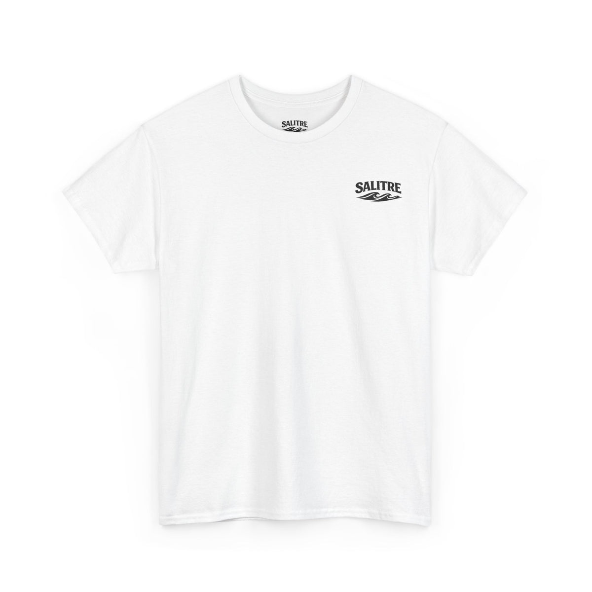 Salitre Sunset Logo Tee — Retro Beach Graphic T-Shirt