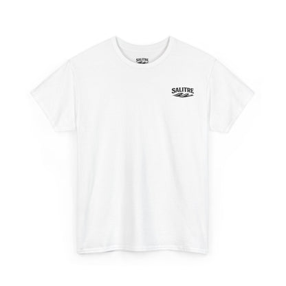 Salitre Sunset Logo Tee — Retro Beach Graphic T-Shirt