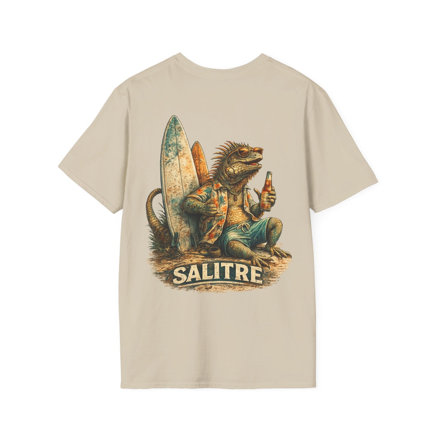 Salitre Island Iguana Surf Tee – Sand