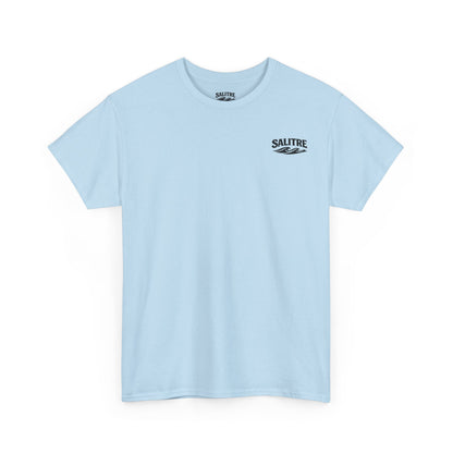 Salitre Sunset Logo Tee — Retro Beach Graphic T-Shirt