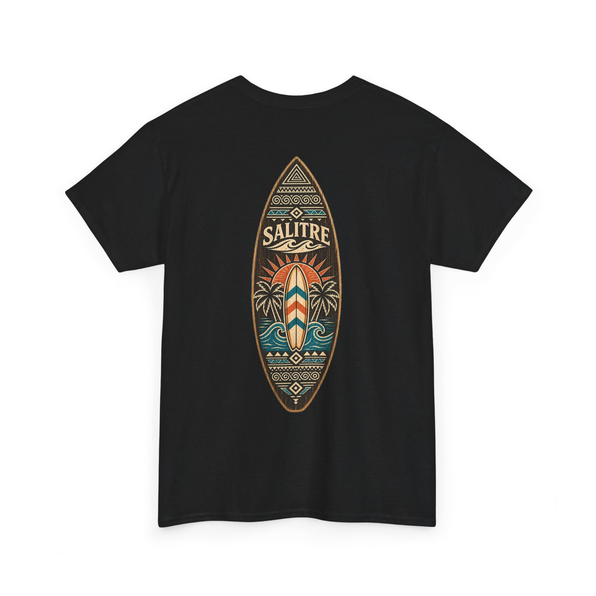 Saltire Surfboard Graphic Tee — Vintage Palm Beach Surf Shirt