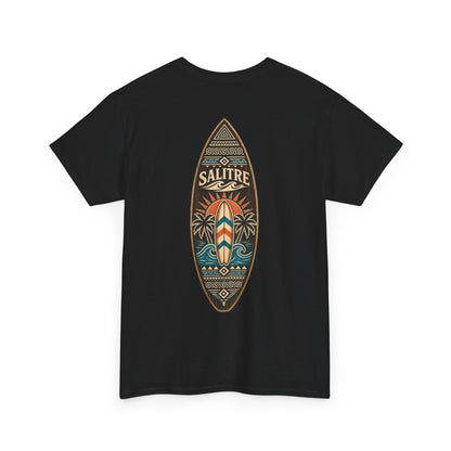 Saltire Surfboard Graphic Tee — Vintage Palm Beach Surf Shirt