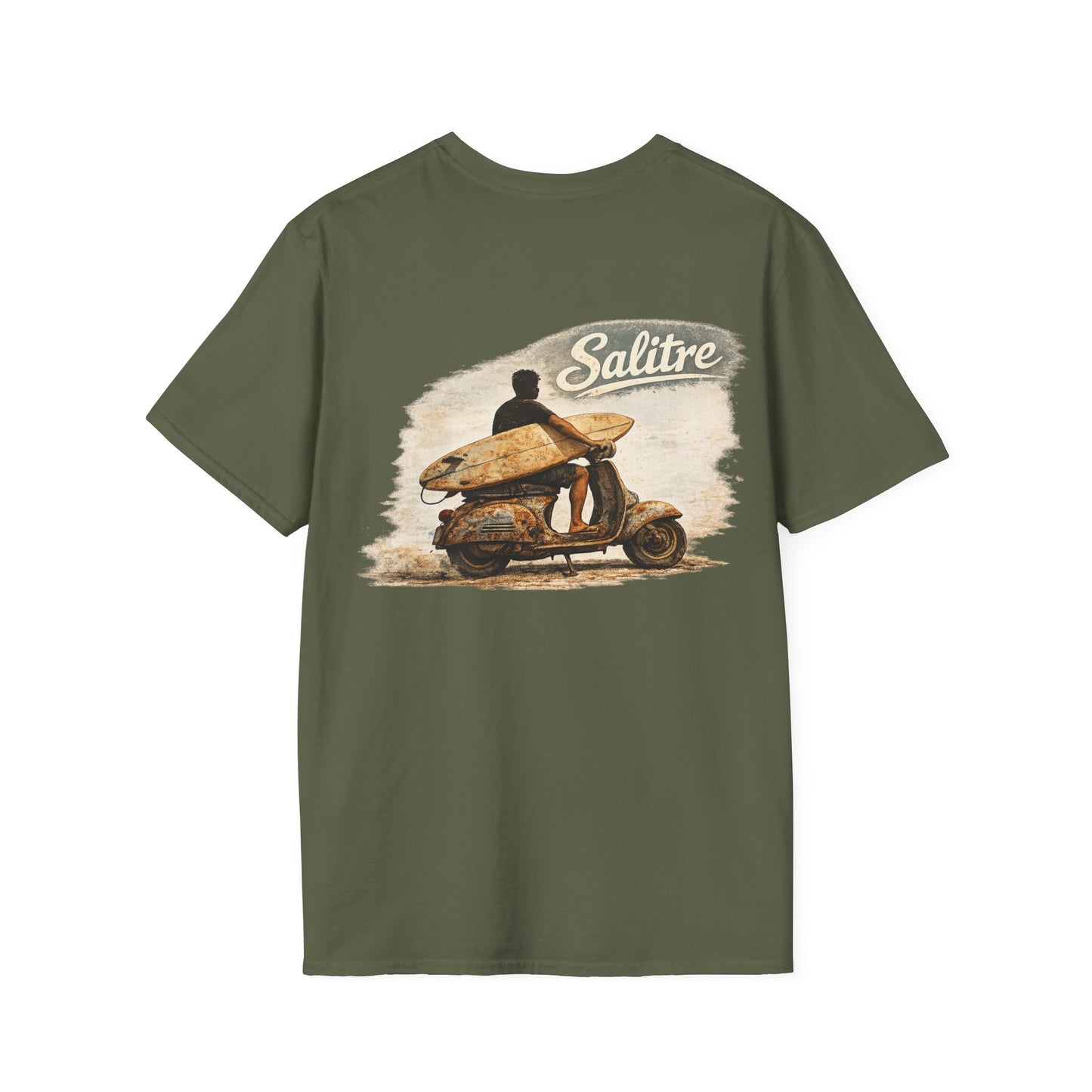 Salitre Coastal Ride Back Graphic Tee – Military Green