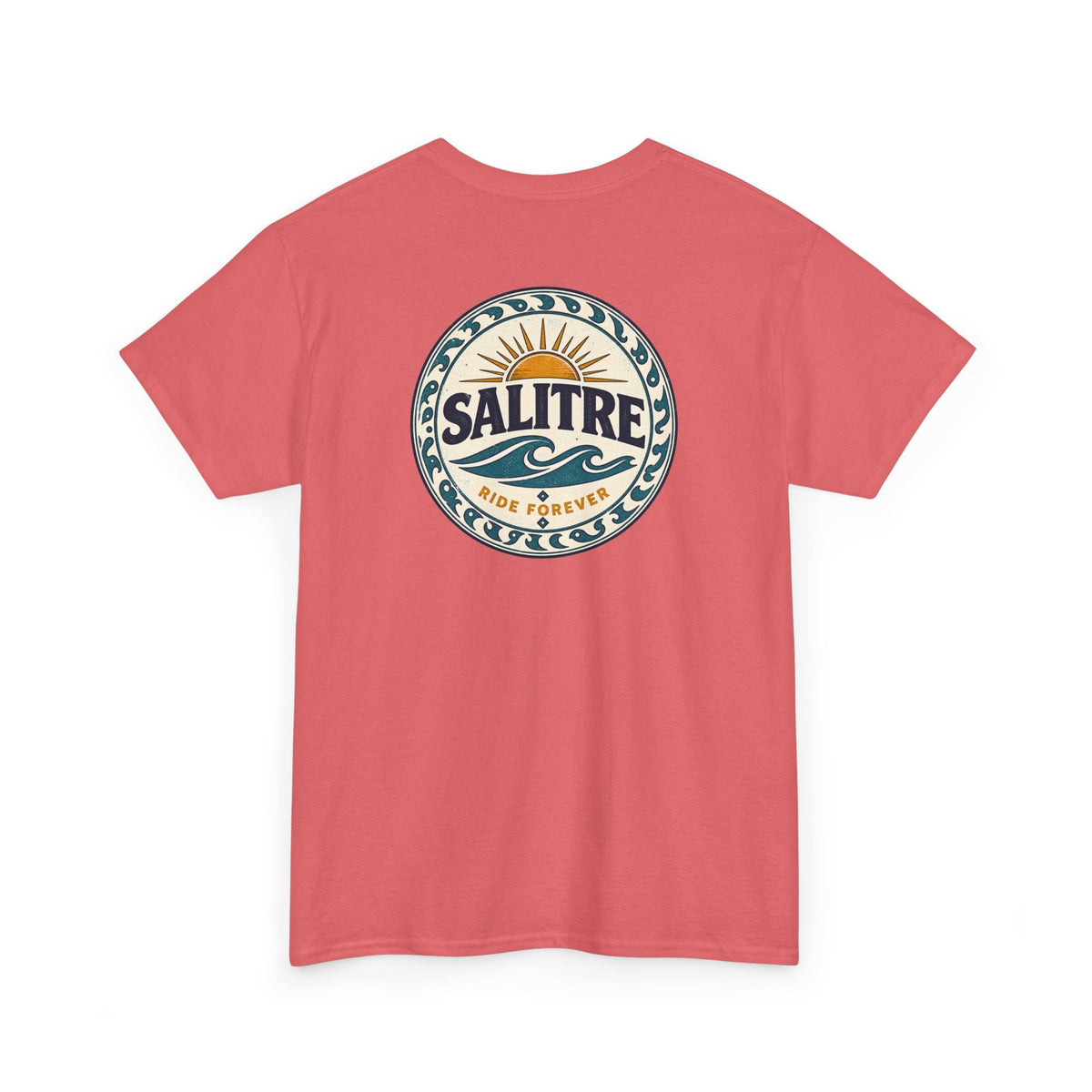 Salitre Sunset Logo Tee — Retro Beach Graphic T-Shirt