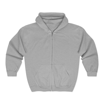 Saltire Wave Full-Zip Hoodie — Coastal Surf Zip-Up Sweatshirt