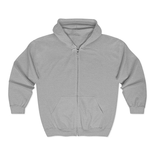 Saltire Wave Full-Zip Hoodie — Coastal Surf Zip-Up Sweatshirt