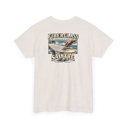 Surfboard Fiberglass Tee — Salitre Vintage Surf Graphic T-Shirt