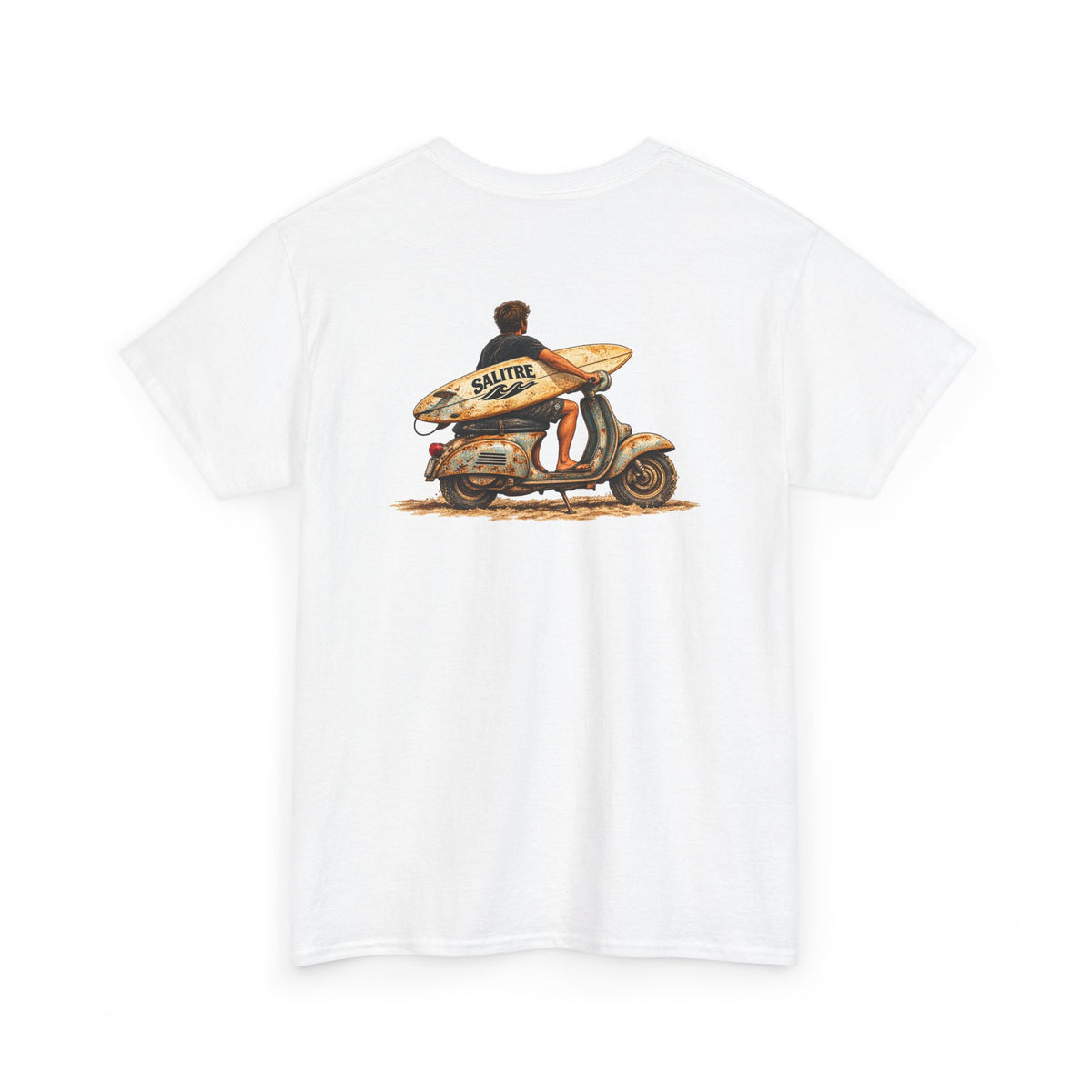 Surf Scooter Tee — Surfer Graphic T-Shirt