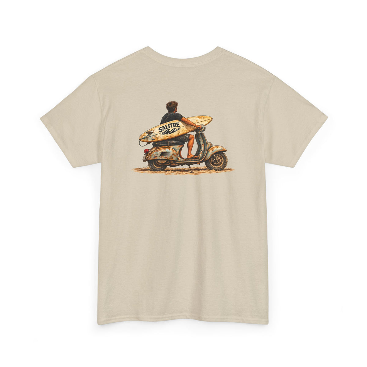 Surf Scooter Tee — Surfer Graphic T-Shirt