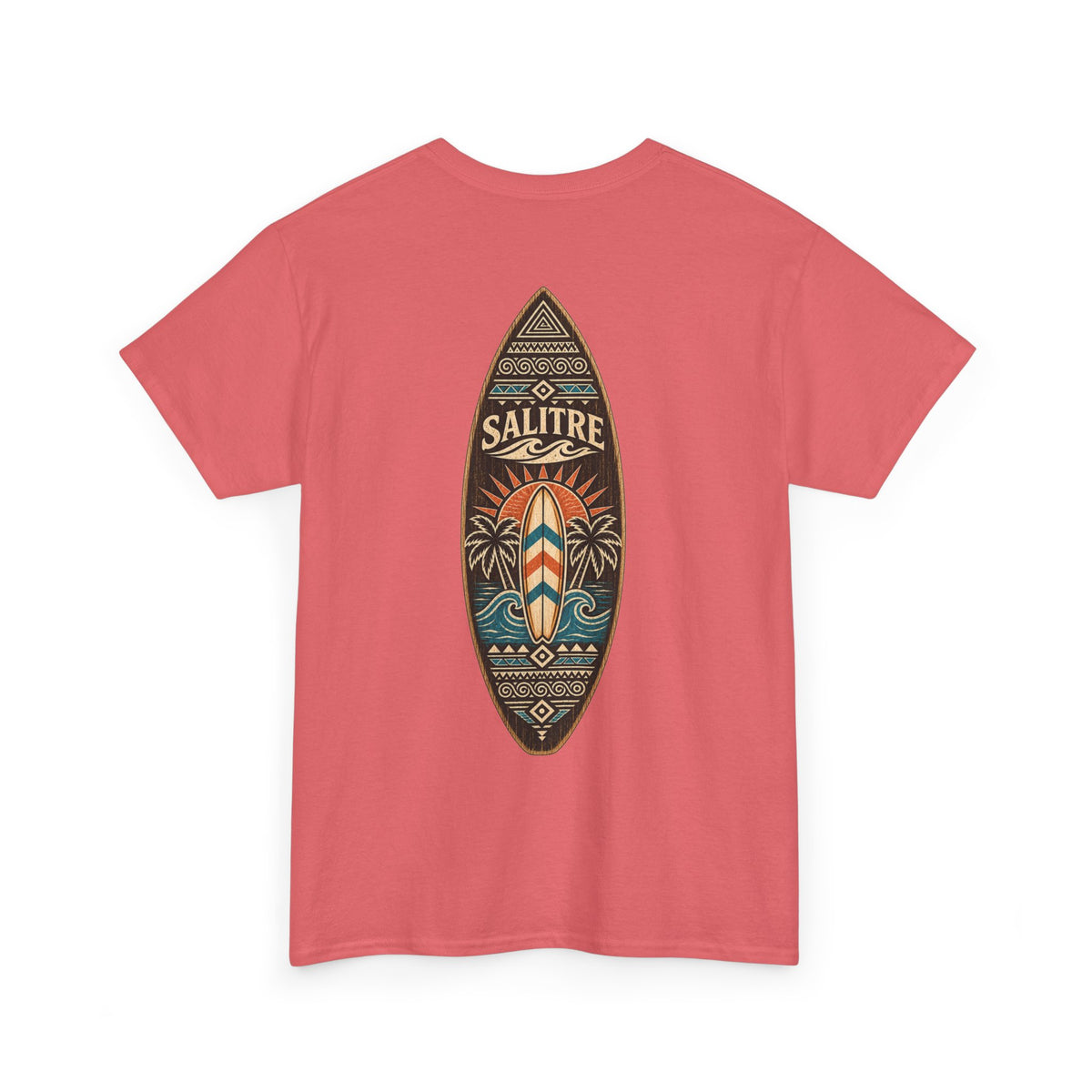 Saltire Surfboard Graphic Tee — Vintage Palm Beach Surf Shirt