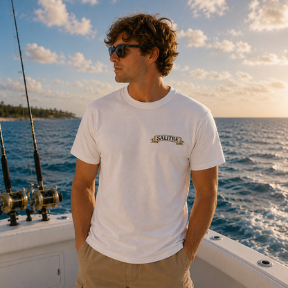 Salitre Offshore Fishing Tee – White